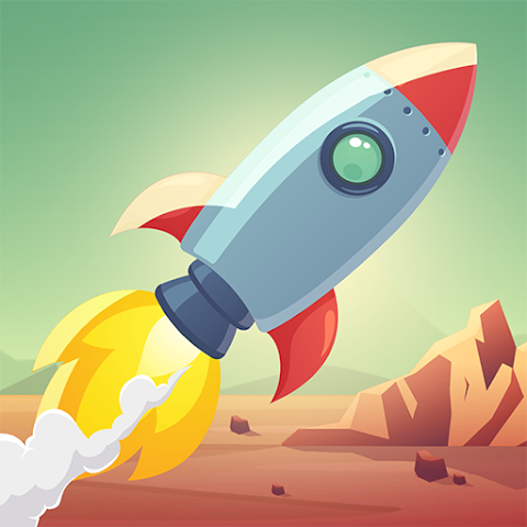 Mars dunes: tiny wings mission app icon